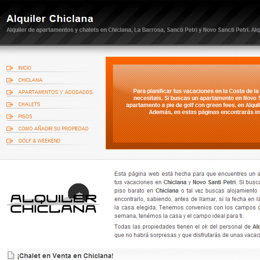 Alquiler Chiclana